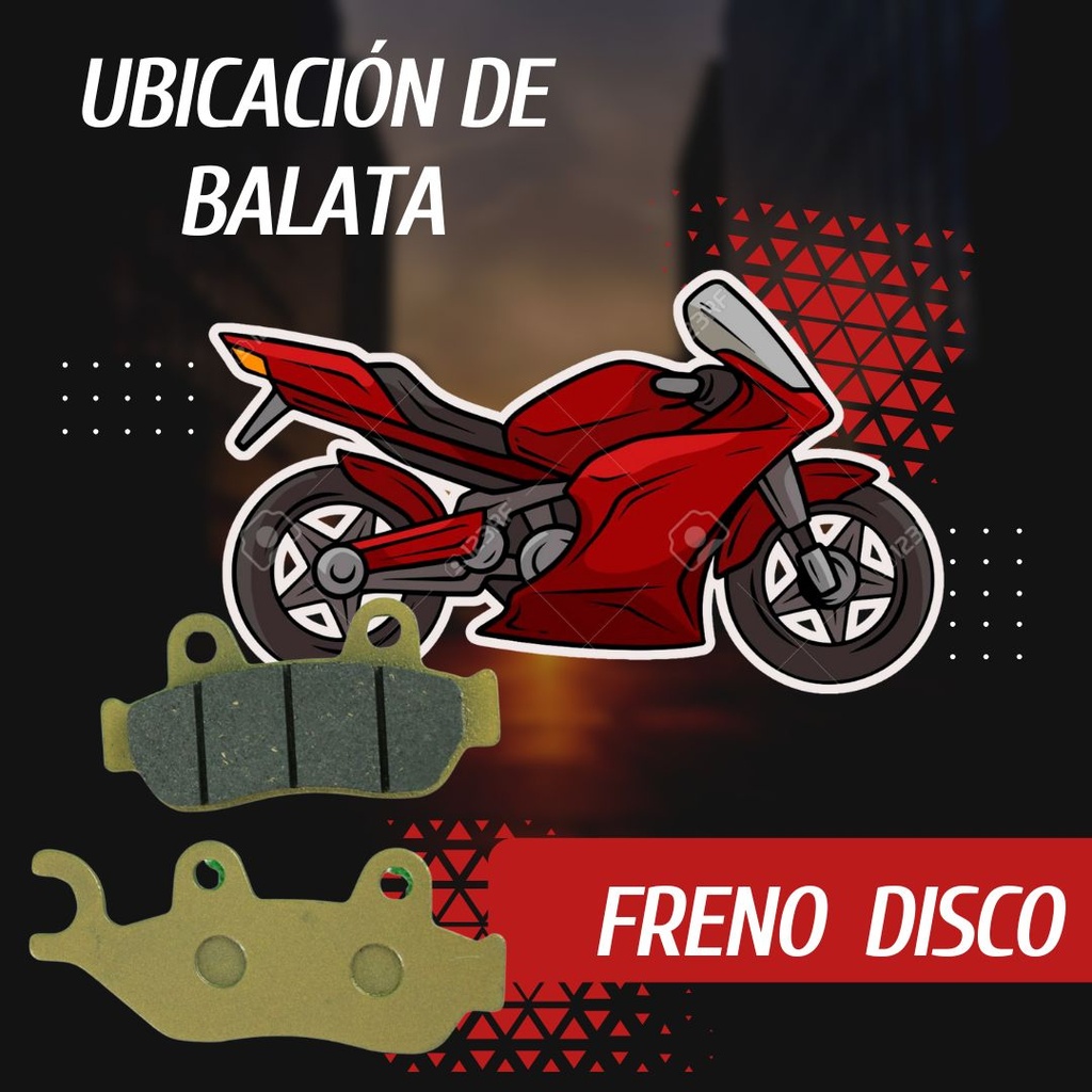 Balata Freno Disco Gilera, Honda Storm125, Honda Cb190r