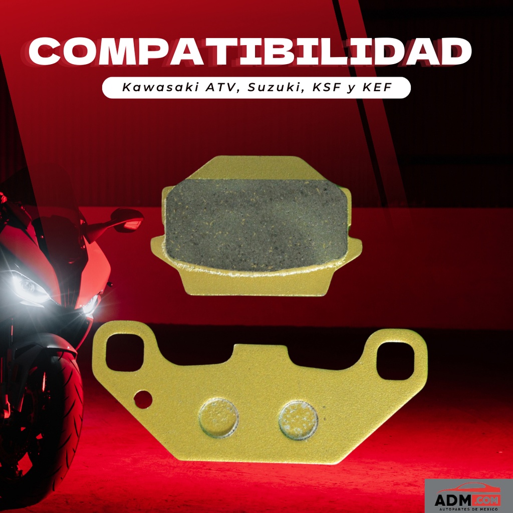 Balata Freno Disco Para  Kawasaki Atv,suzuki,ksf,kef
