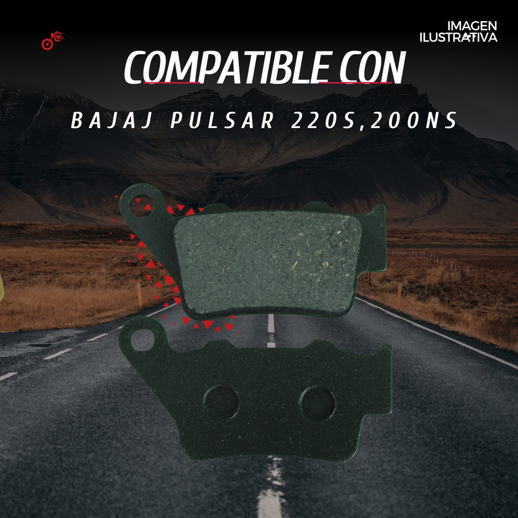 Balata Freno Trasero Bajaj Pulsar 220s,200ns