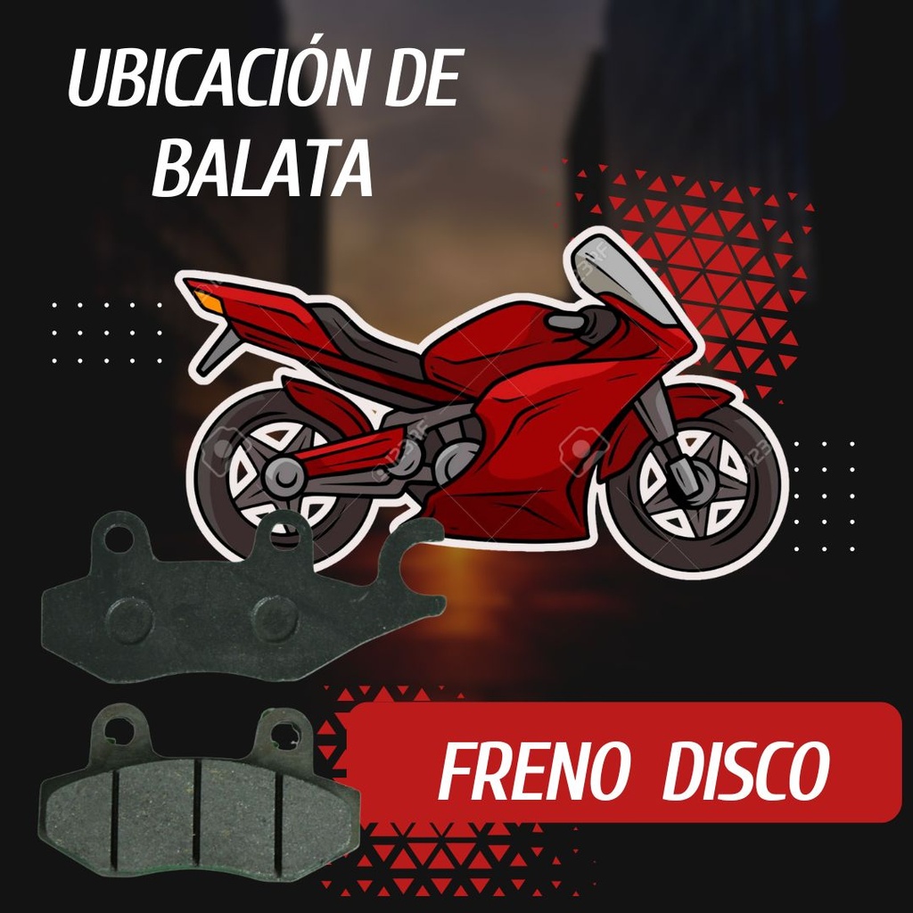 Balata De Freno De Disco  Yamaha Nouvo 125cc, Italika Tc250