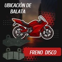 Balata De Freno De Disco  Yamaha Nouvo 125cc, Italika Tc250