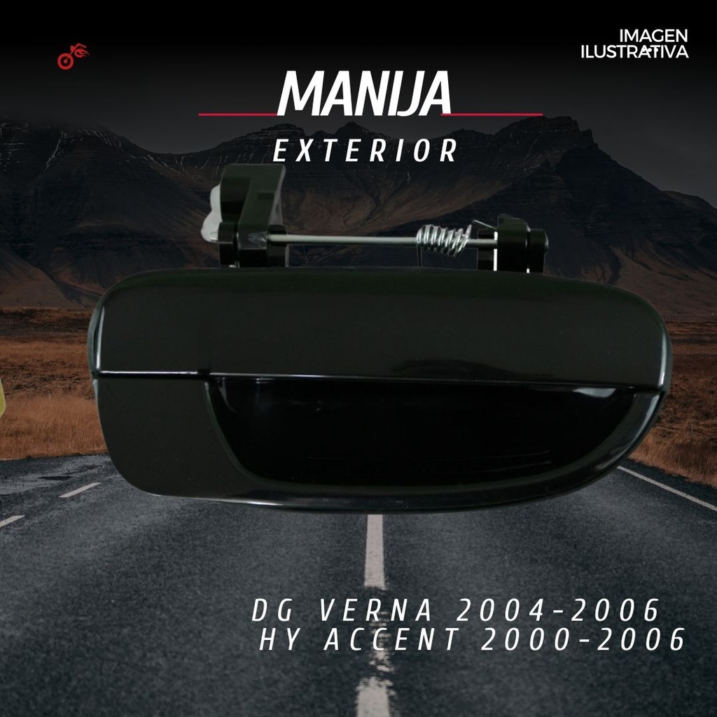 Manija Exterior Dodge Verna 04-06  Hy Accent 00-06 Lisa Hu