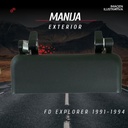 Manija Exterior Ford Explorer 1991 Pata Corta Corrugad Negra