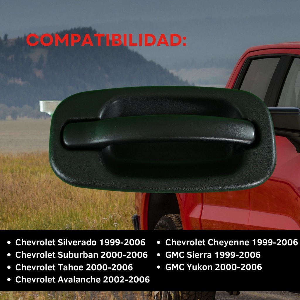 Manija Exterior Para Chevrolet Silverado 99-06/suburban