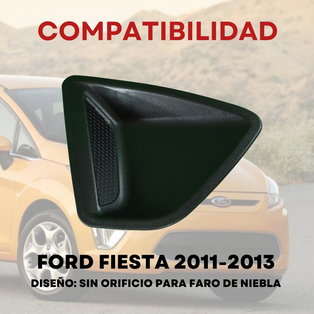 Rejilla Ford Fiesta 2011 2012 2013 Sin Hoyo