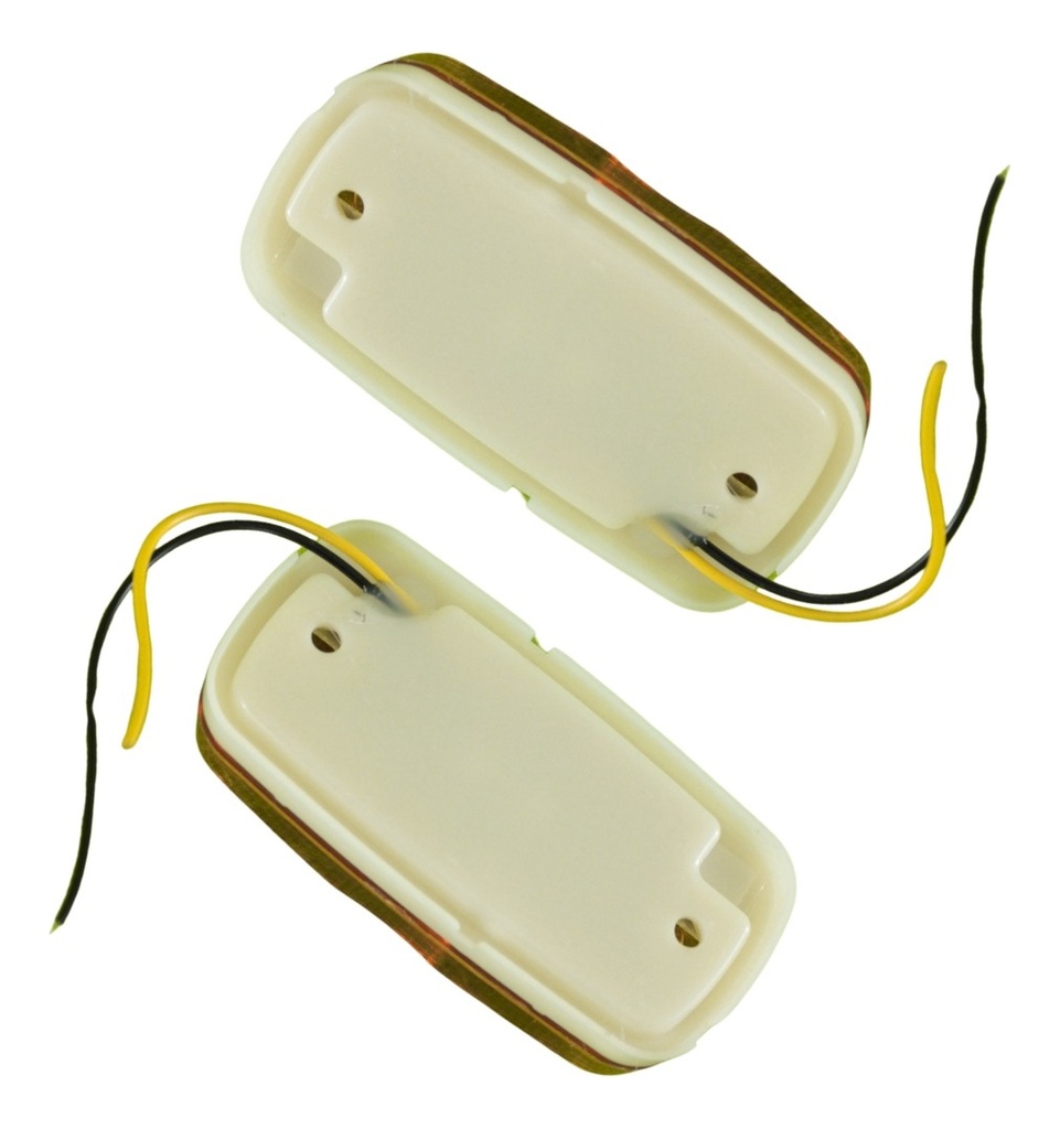 Plafon Hella 16 Leds Ambar 2 X 4  Fijo 2 Piezas