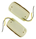 Plafon Hella 16 Leds Ambar 2 X 4  Fijo 2 Piezas