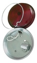 Plafon Delfin 3.5  Rojo Redondo Universal
