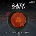 Plafon Embutido Hule Sellado 2.5  Ambar 