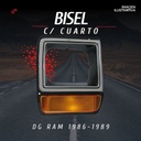 Bisel Dodge Ram 1986-1989 Cromado Con Cuarto