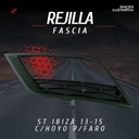 Rejilla Seat Ibiza 2013 2014 2015 Con Hoyo Para Faro