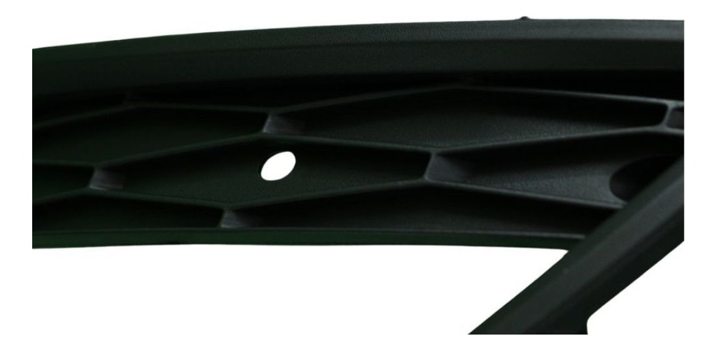 Rejilla Seat Ibiza 2013 2014 2015 Con Hoyo Para Faro