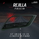 Rejilla Seat Ibiza 2013 2014 2015 Con Hoyo Para Faro