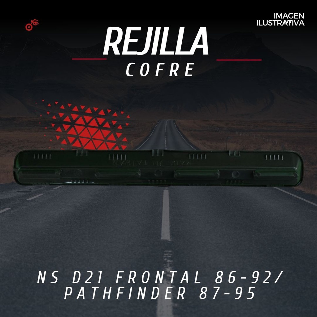 Rejilla Cofre Frontal Nissan D21  86-92/pathfinder 87-95
