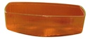 Mica Plafón Doble Óptica Universal Ambar/rojo