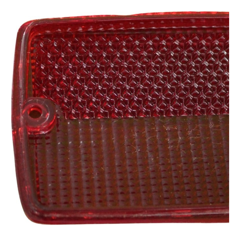 Mica Plafon Direcc Rectangular Rojo 2 Piezas