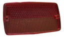 Mica Plafon Direcc Rectangular Rojo 2 Piezas