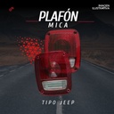 Plafon Tipo Jeep Mica Calavera Universal 2 Piezas