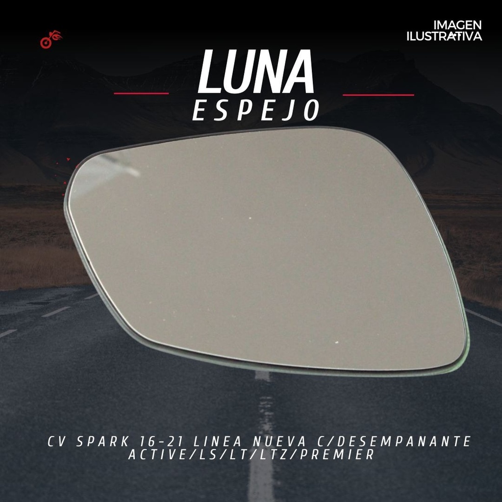 Luna Espejo Izq Chev Spark 16-19 C/desemp 4 Cili 5puertas