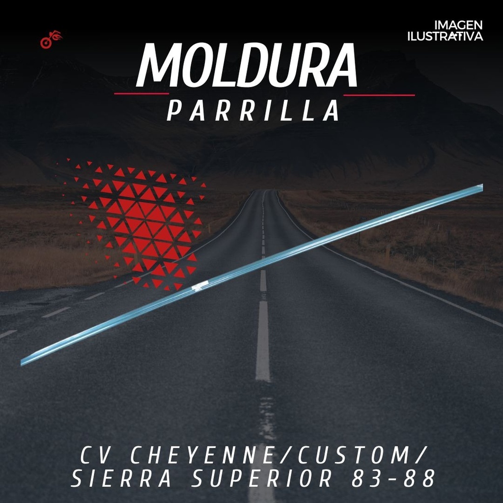 Moldura Parrilla Chevrolet Cheyenne/custom/sierra 83-88