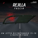 Rejilla Fascia Delantera Volkswagen Jetta 2015-2018 Con Hoyo
