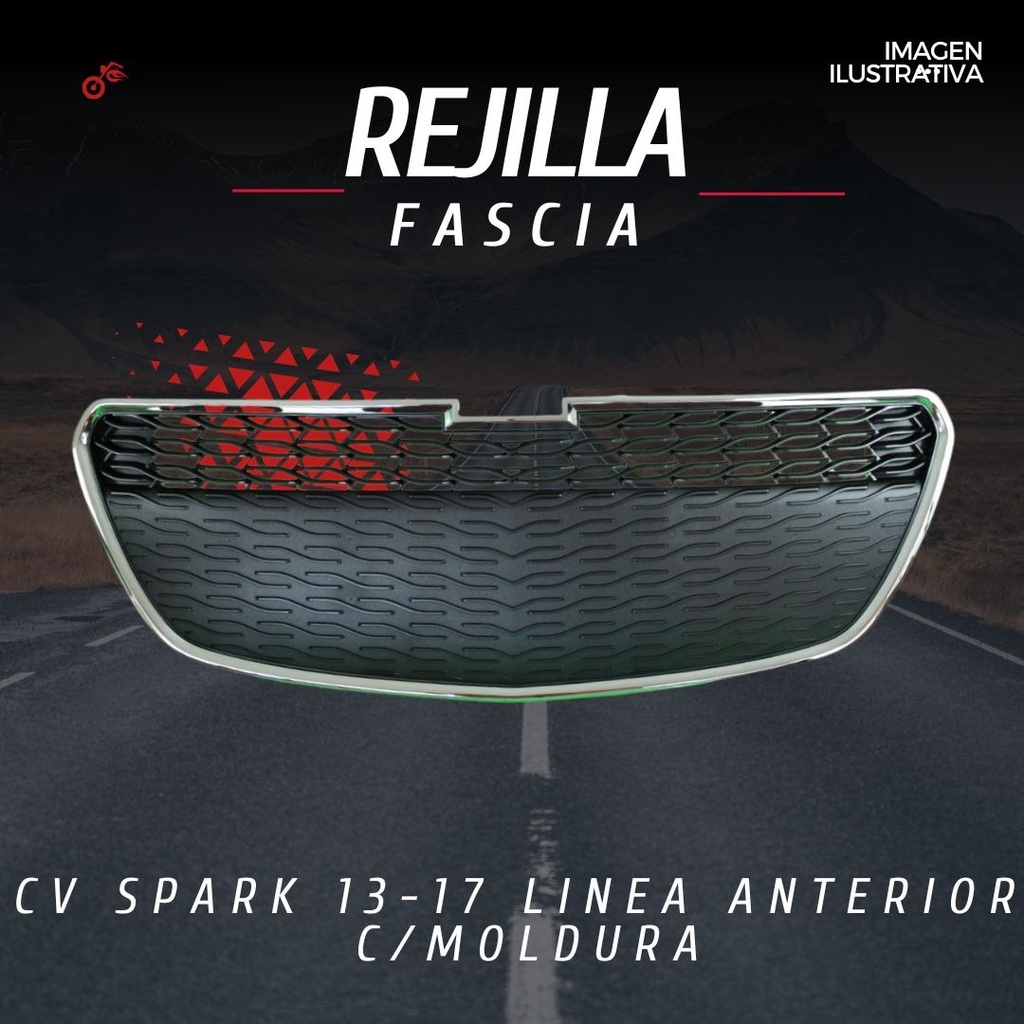Rejilla Fascia Delantera Chevrolet Spark 2013-2015