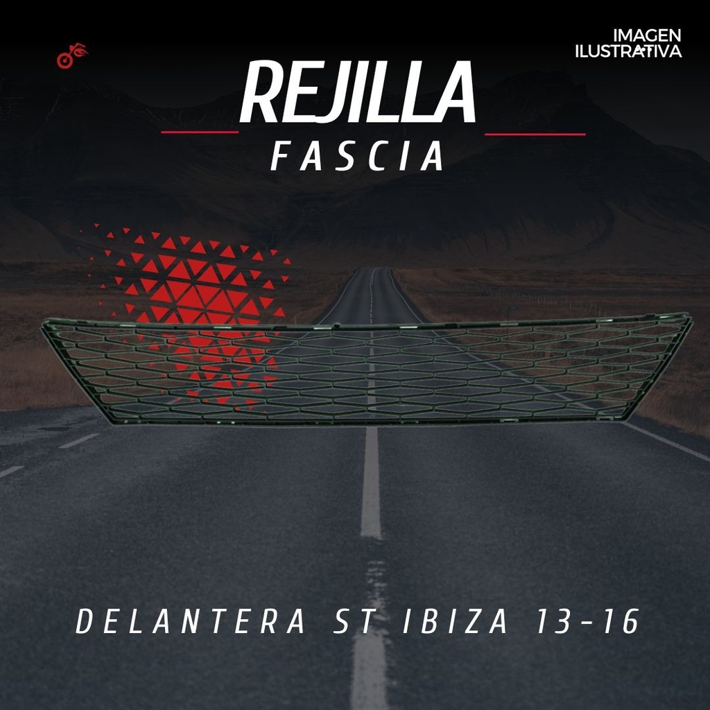 Rejilla Fascia Delantera Central Seat Ibiza 2013-2016