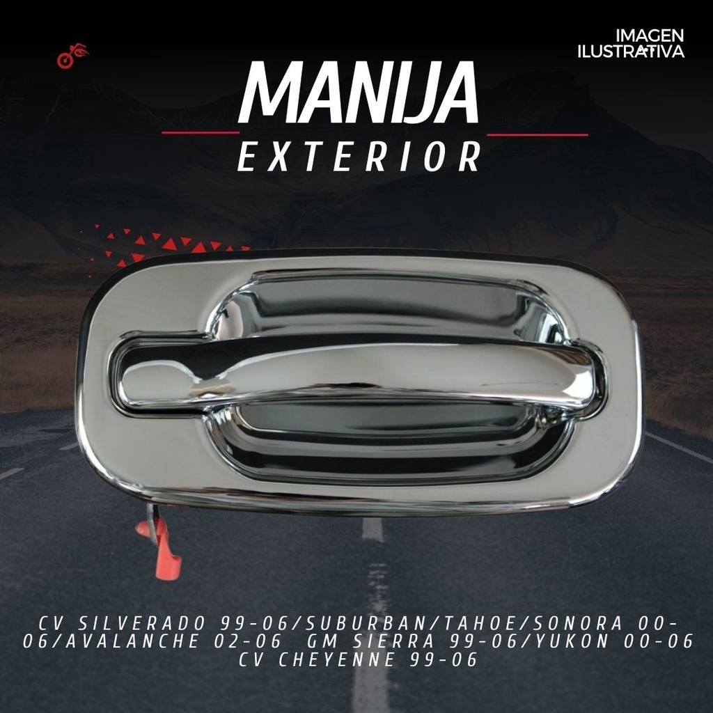 Manija Exterior Delantera Derecha Chevrolet / Gm 99-06