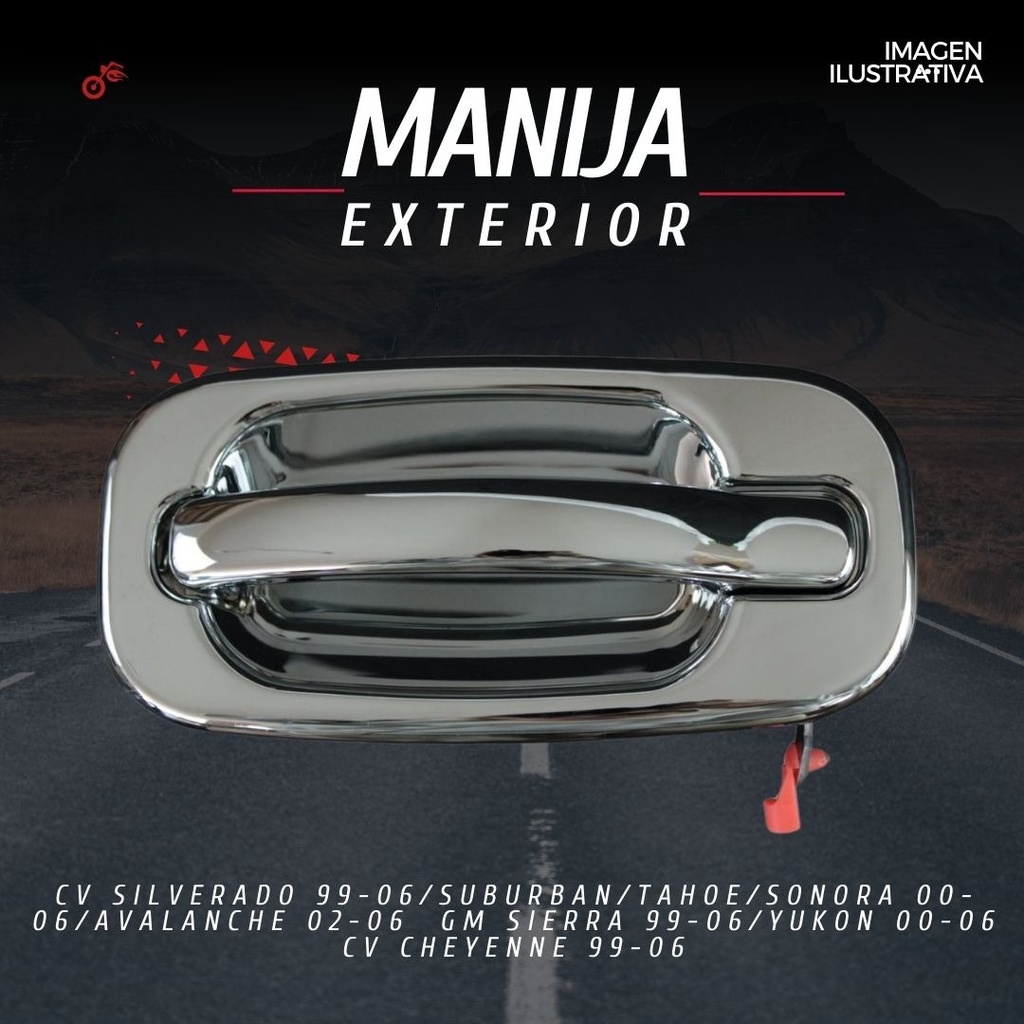 Manija Exterior Delantera Izquierda Chevrolet / Gm 99-06