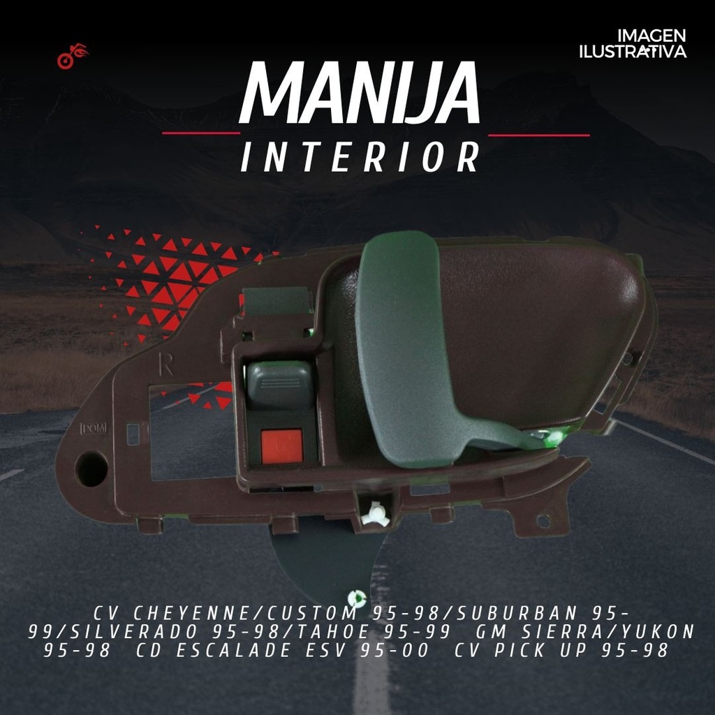 Manija Interior Cv Cheyenne/custom 95-98 Derech Delan/tras