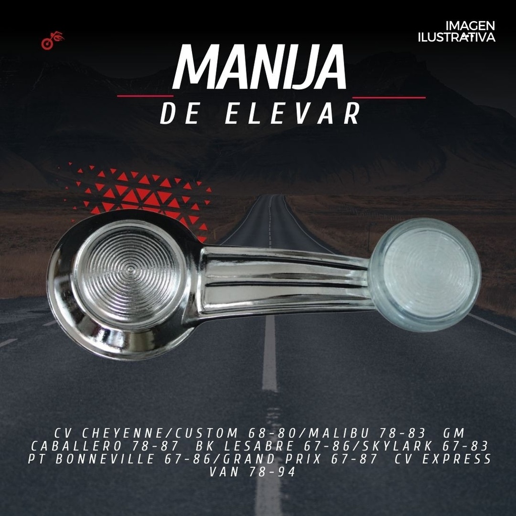 Manija De Elevar Vidrio Para Chevrolet, Gmc, Buick, Pontiac