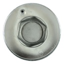 Tapon Rin Universal Cromado Metalico R-15 De 7 