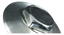 Tapon Rin Universal Cromado Metalico R-15 De 7 