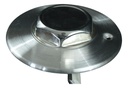 Tapon Rin Universal Cromado Metalico R-15 De 7 