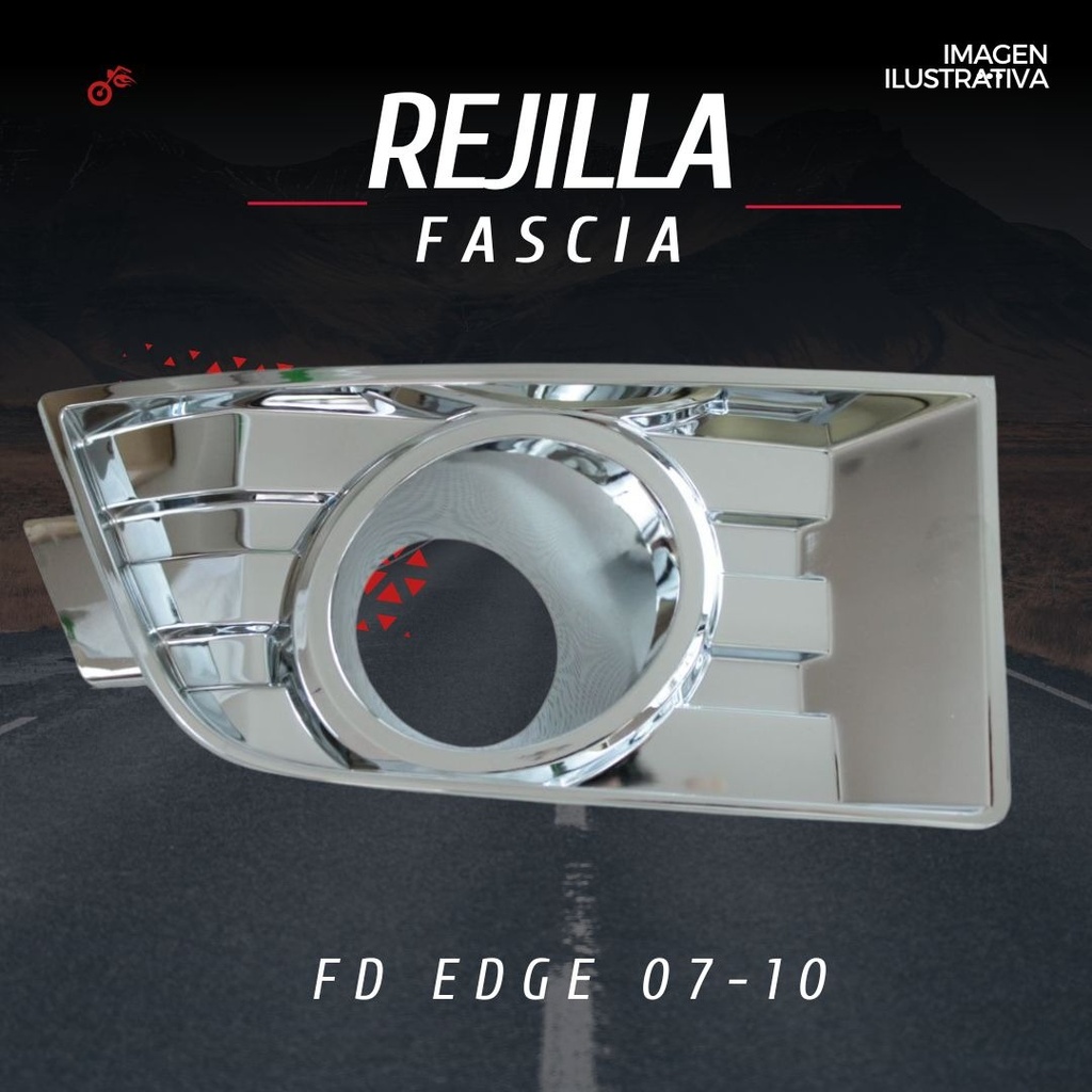 Rejilla Fascia Fd Edge 07-08 Con Hoyo Pa