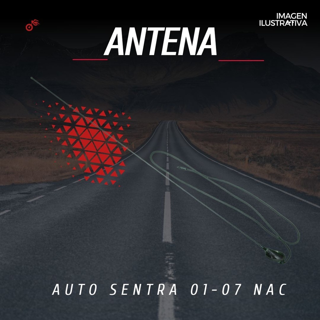 Antena Para Nissan Sentra 2001-2007  Nacional