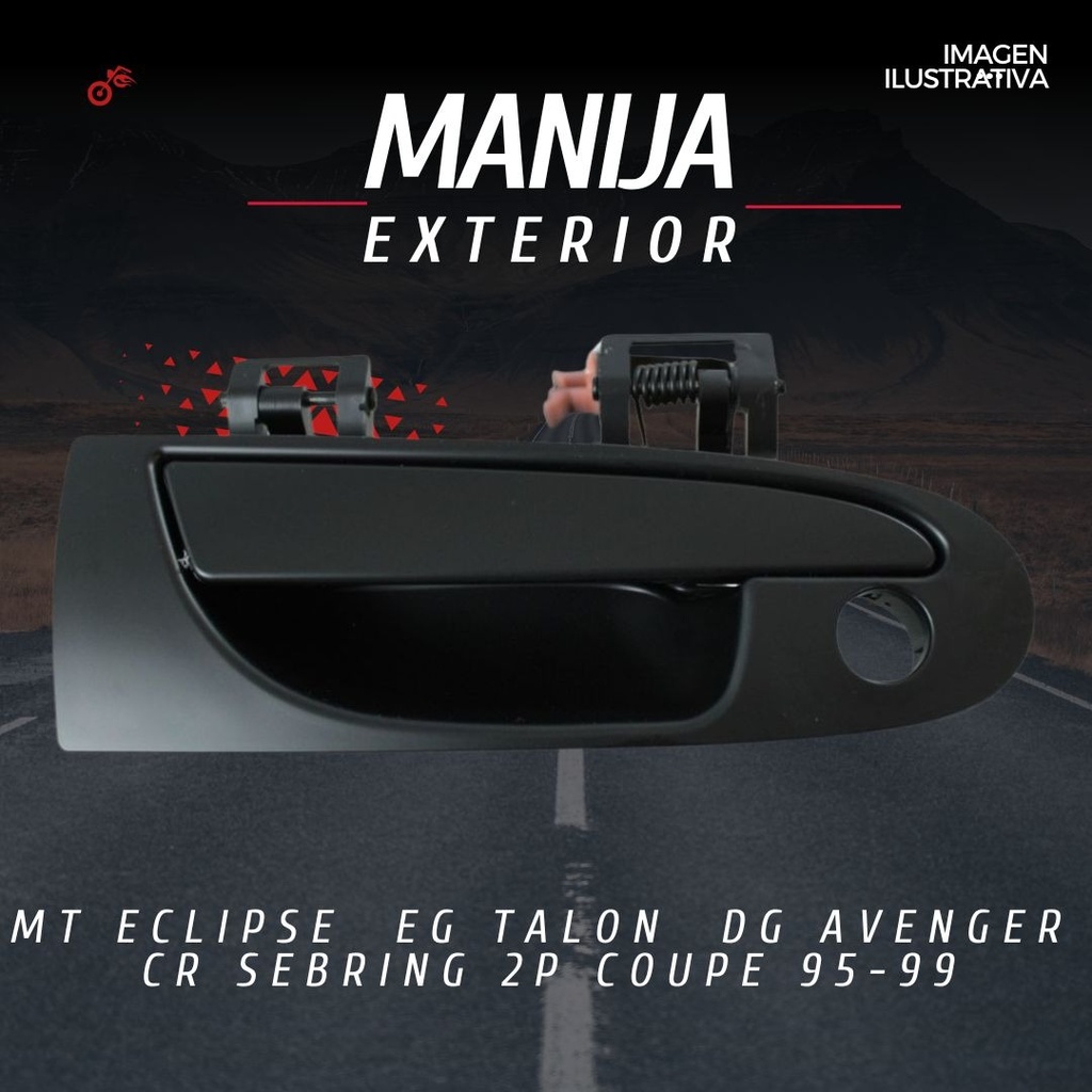 Manija Exterior Mitsubishi Eclipse/talon/dodge Avenger 95-99