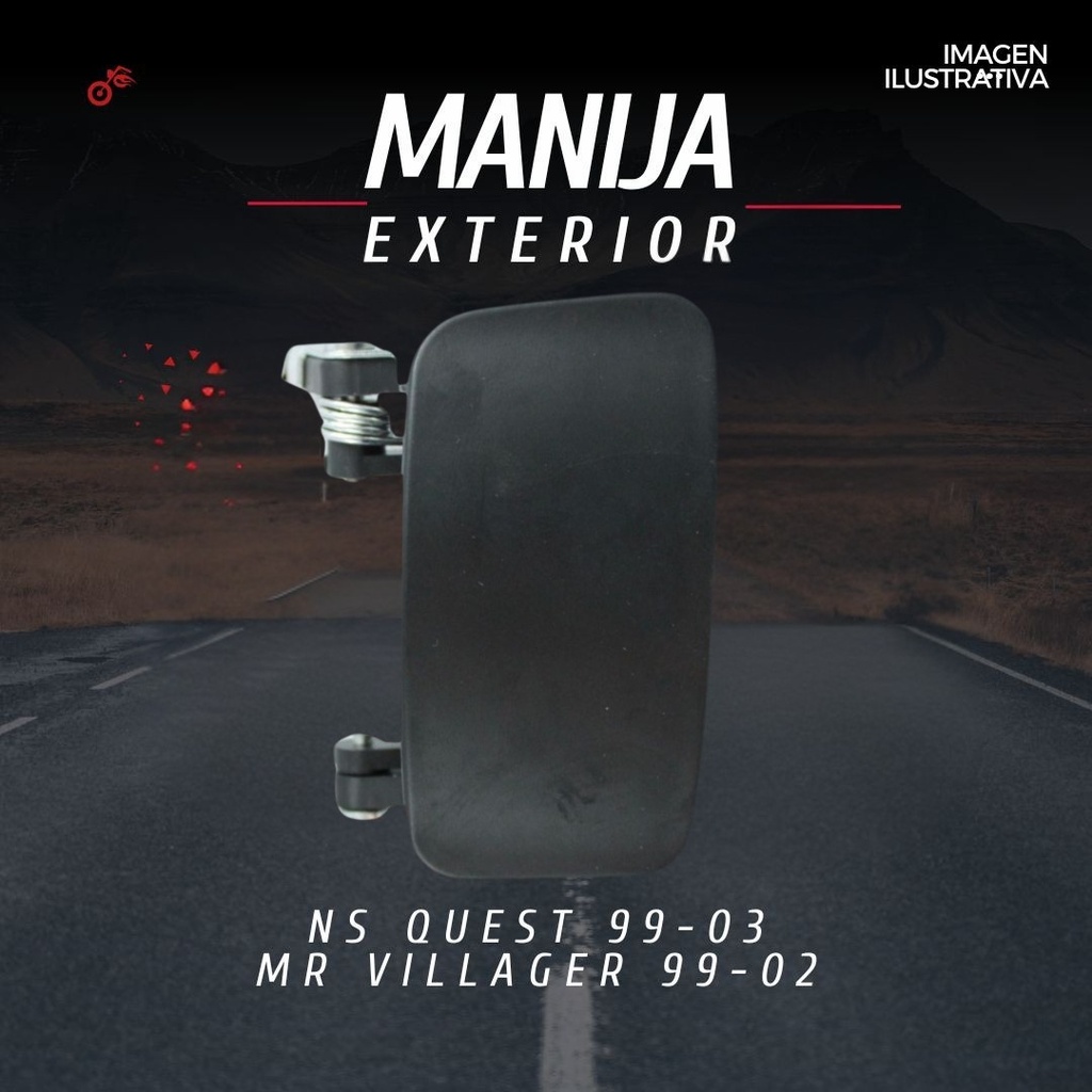 Manija Exterior Izquierda Nissan Quest/mercury Villager