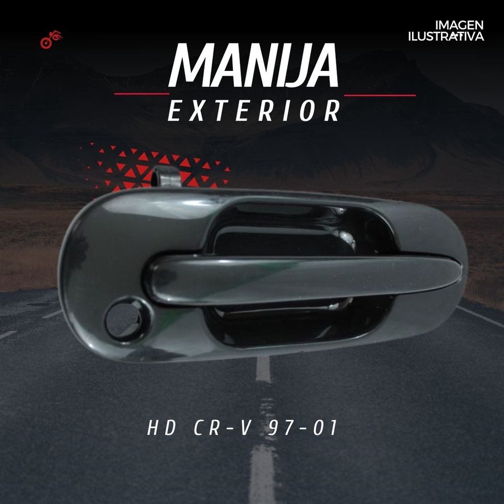 Manija Exterior Trasera Derecha Para Honda Cr-v 1997-2001