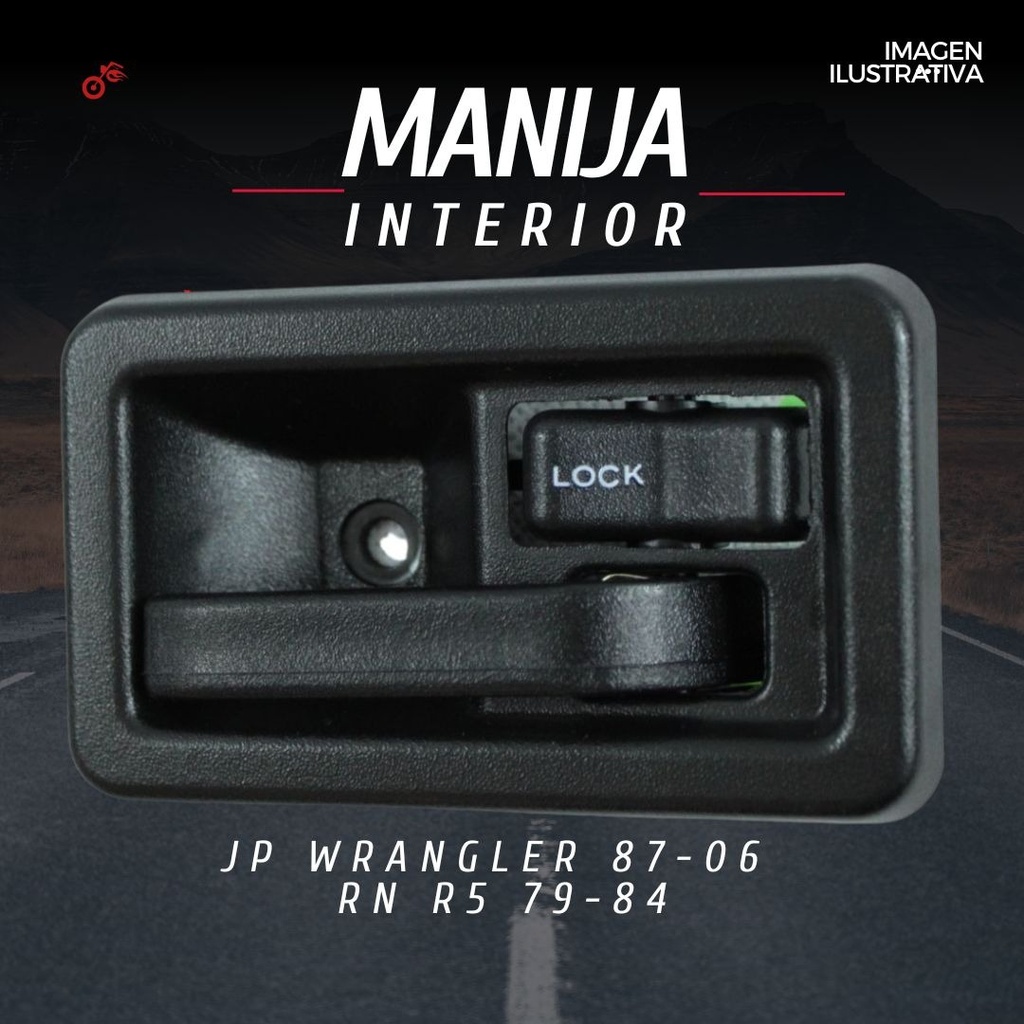 Manija Interior Jeep Wrangler 87-06 Renault R5 79-84