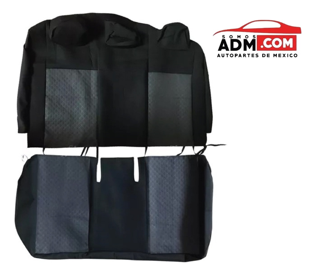 Cubre Asiento Kia Forte 2019 2020 2021 Negro Tela Automotriz