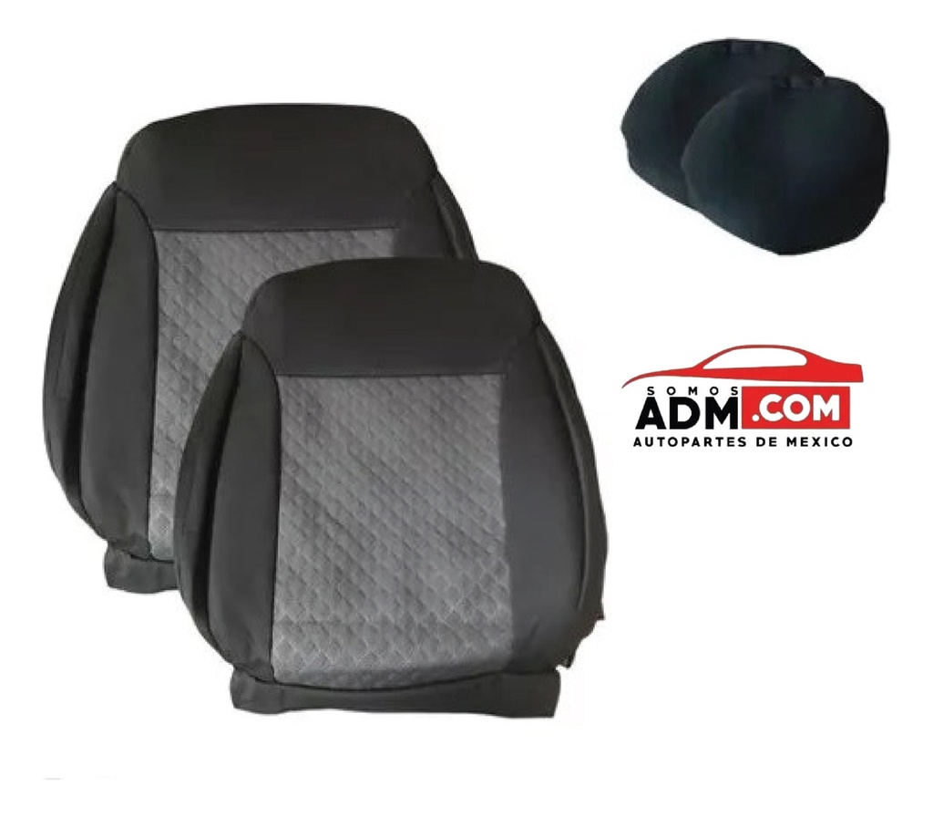 Cubre Asiento Kia Forte 2019 2020 2021 Negro Tela Automotriz
