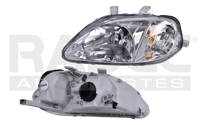 Faro Honda Civic 1999 2000 Depo