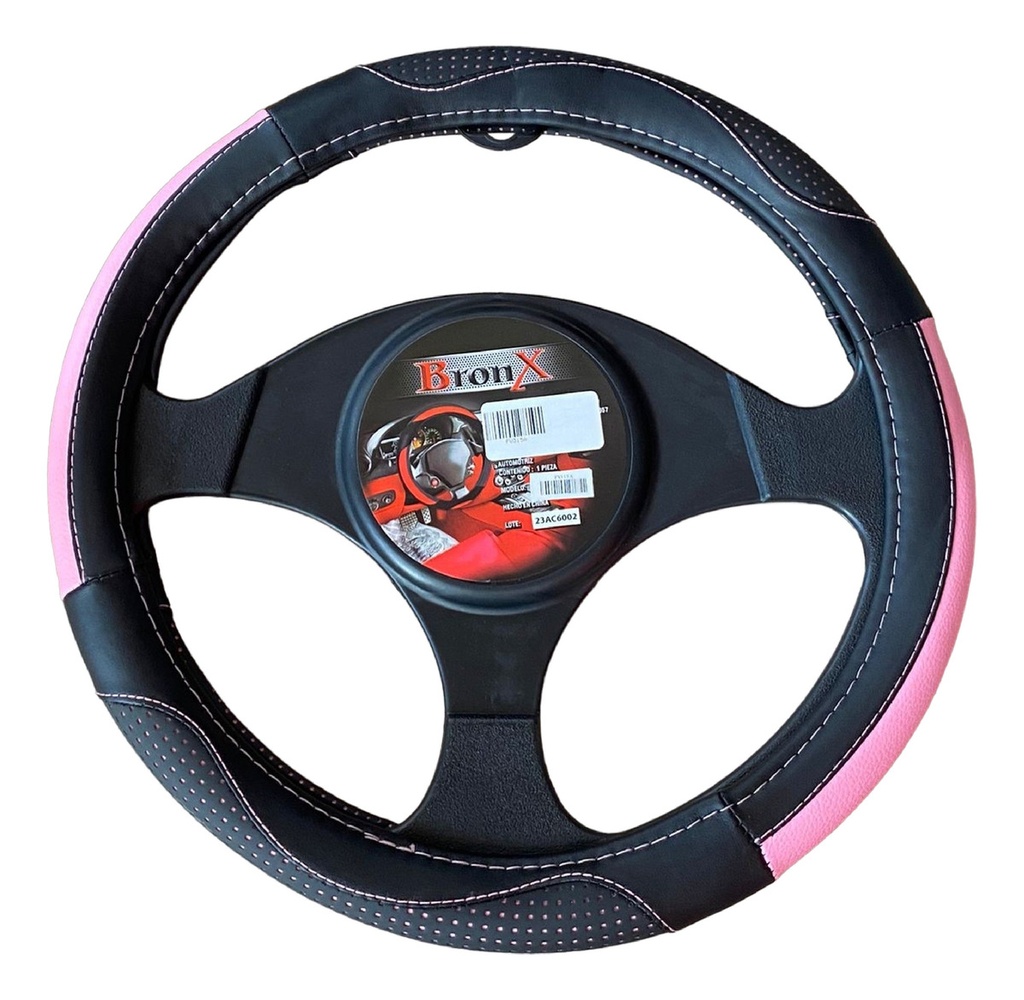 Protector Funda Cubre Volante Rosa Mediano Universal