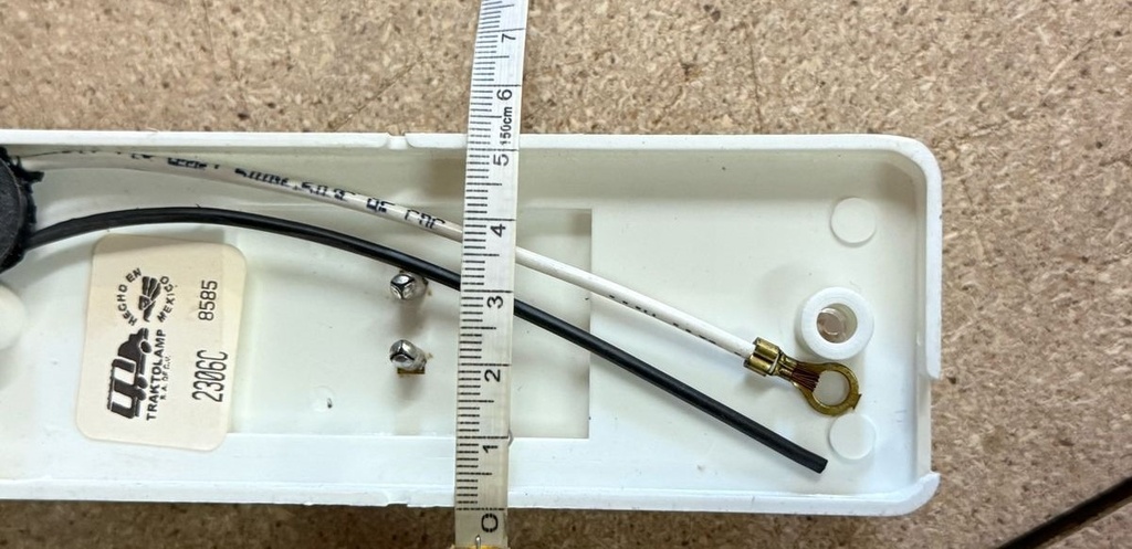 Plafon Tipo Record 2x6  Cristal Linea Pesada C/foco