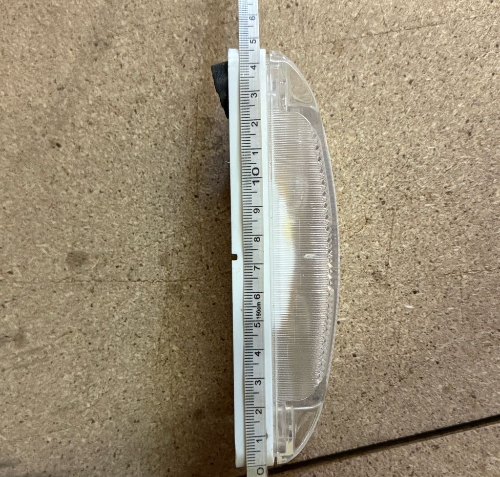 Plafon Tipo Record 2x6  Cristal Linea Pesada C/foco