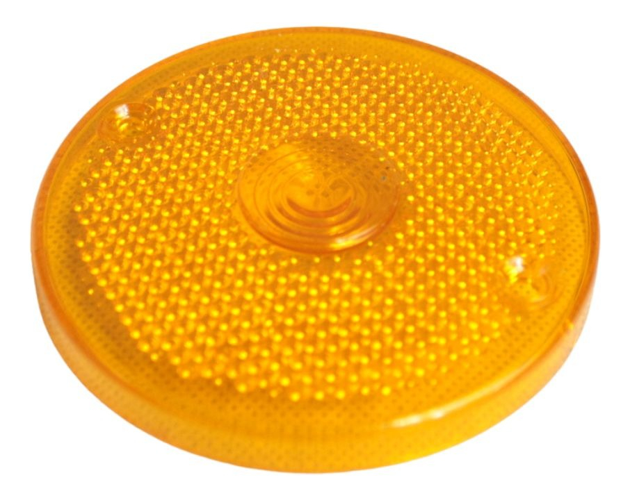 Mica Plafon Calavera Metalico Ambar