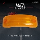 Mica Plafón Aerodinámico Ámbar/rojo