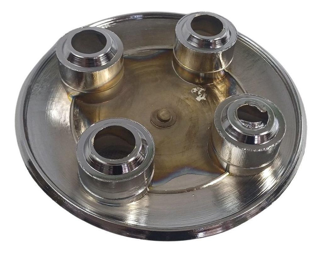 Polvera Centro Rin P/ Nissan Tsuru Iii Cromo Plastico 1 Pza