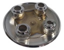 Polvera Centro Rin P/ Nissan Tsuru Iii Cromo Plastico 1 Pza